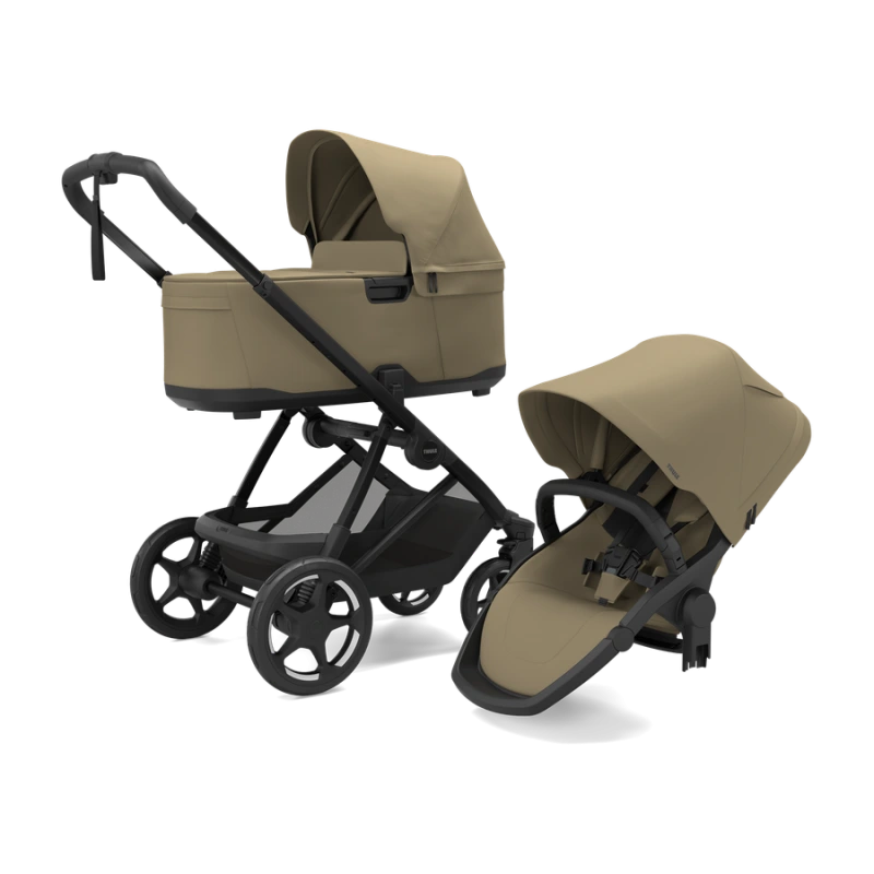 THULE Charm 2v1 kombinovaný kočík – Faded Khaki
