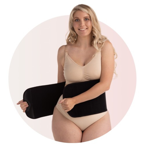 CARRIWELL Sťahovací pás po pôrode Black veľ. L/XL