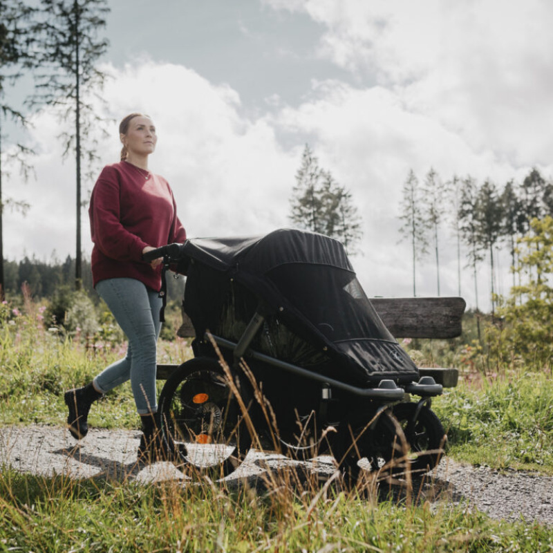 Tfk velo safety belt + head part single black 5