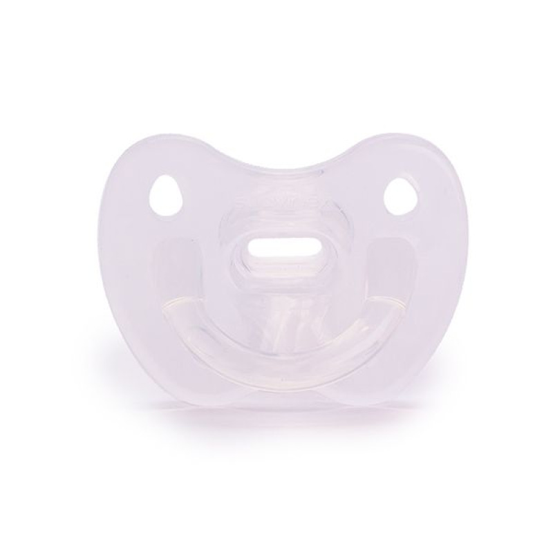 SUAVINEX | CLOUDS ŠIDÍTKO Anatomické silikonové +6 m - PRŮHLEDNÉ 2