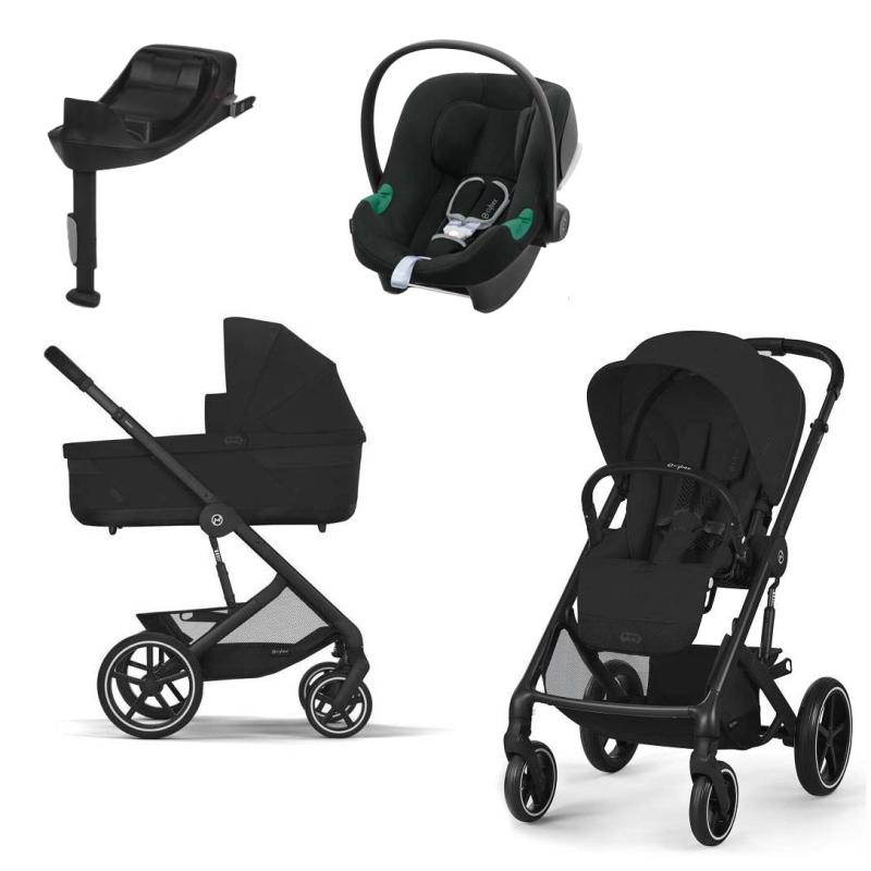 Cybex Balios S Lux 2025 Moon Black + Cybex Aton B2 + Basa Isofix