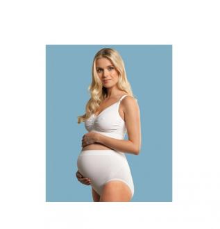Nohavičky tehotenské podporné -Biela