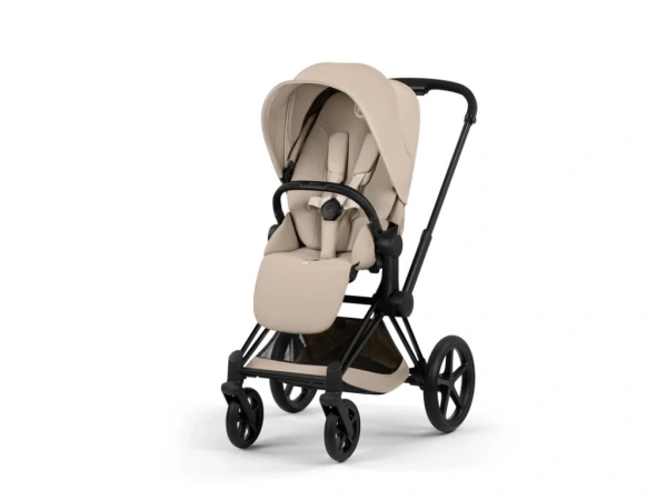 Kočík Cybex Priam Comfort 2026, rám Matt black - COZY BEIGE 3
