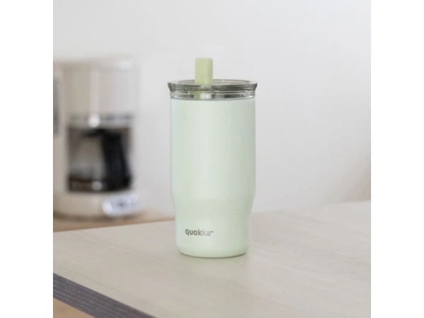 Nerezový termohrnček so slamkou Mist Pastel Green 720 ml 1