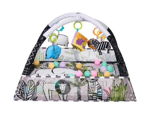 Hracia deka s hrazdou a loptičkami Jungle 1