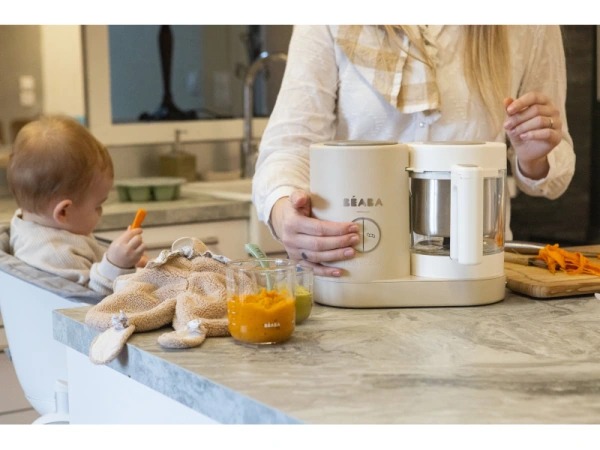 Parný varič + mixér BABYCOOK Neo Clay Earth 14