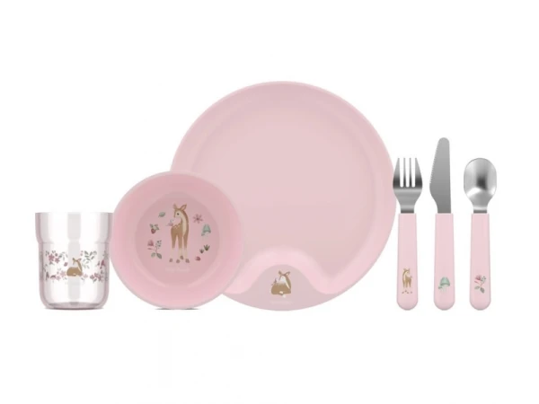 Detská jedálenská sada 6-dielna Fairy Garden