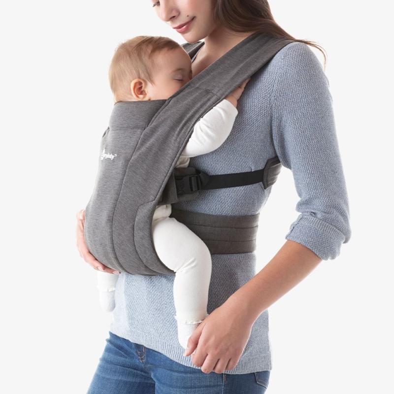 ERGOBABY | Nosič EMBRACE - SOFT KNIT - HEATHER GREY