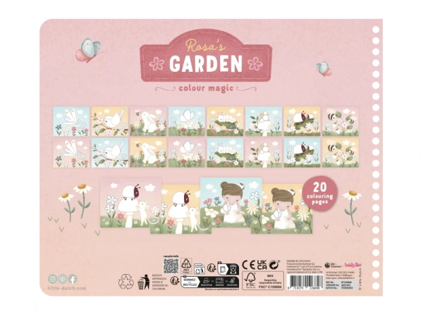 Kniha s vystrihovacími maskami Rosa 2