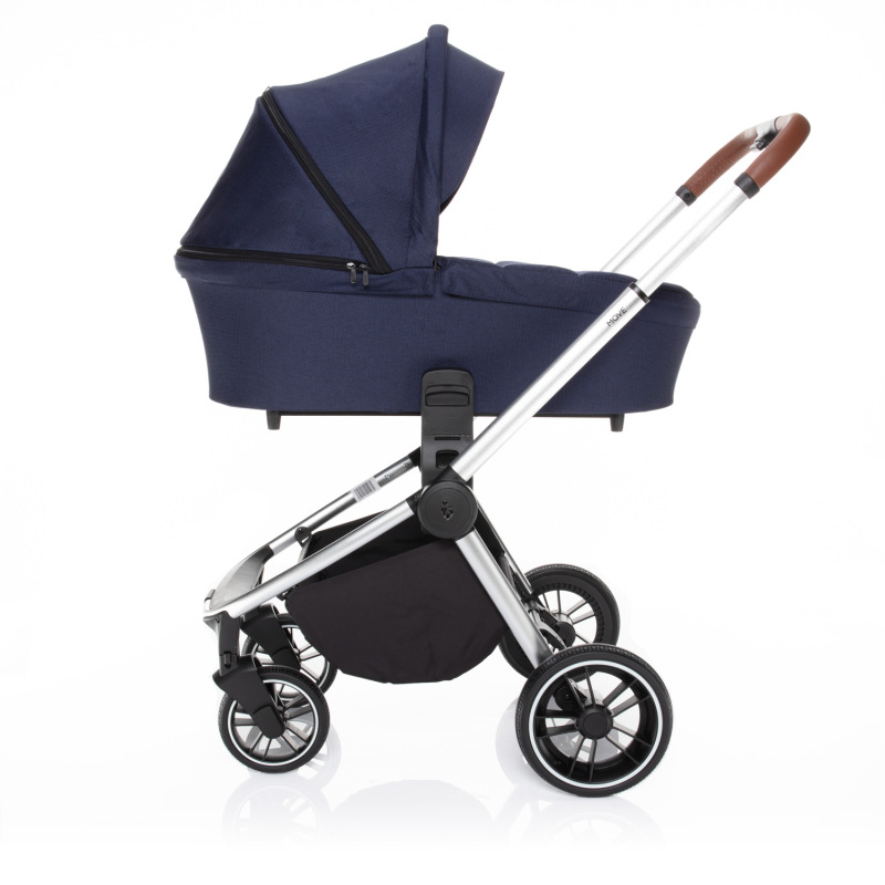 SET kočík Move+ korba+adaptéry+autosedačka+báza, Sky Blue/Silver 9