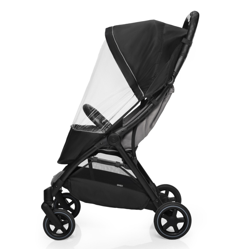 Pláštenka na kočík univerzálna exkluzív, Black 7