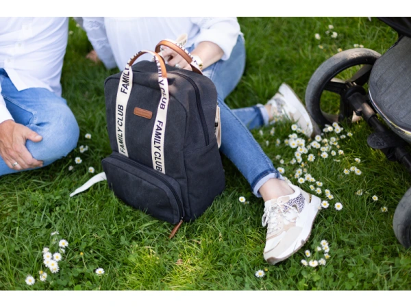 Prebaľovací batoh Family Club Black 16