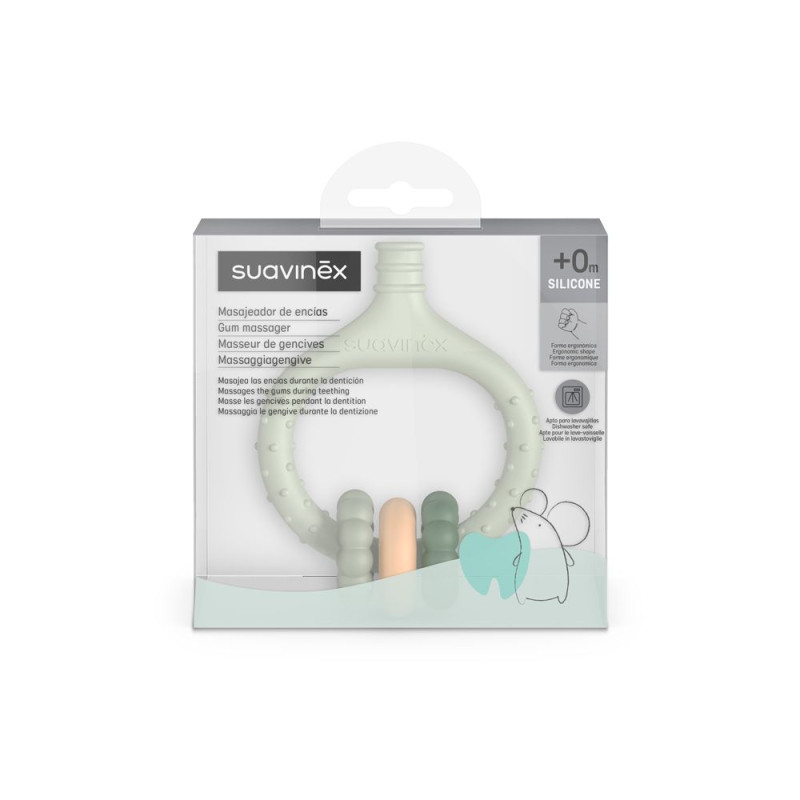 SUAVINEX | HRYZÁTKO na masáž ďasien - zelené 3