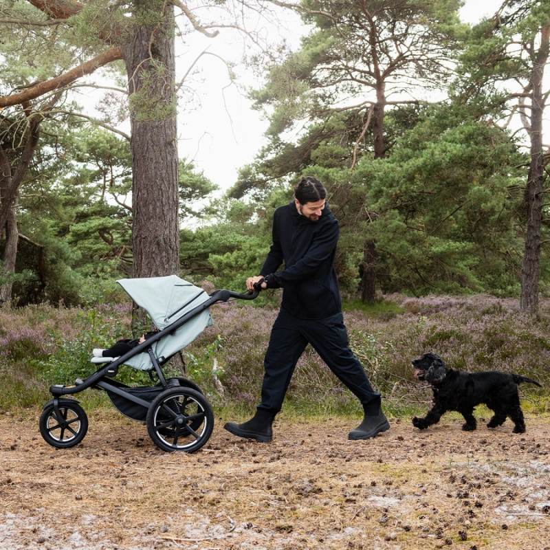 THULE Urban Glide 3 športový kočík Magnetic Buckle – Mist Green 2