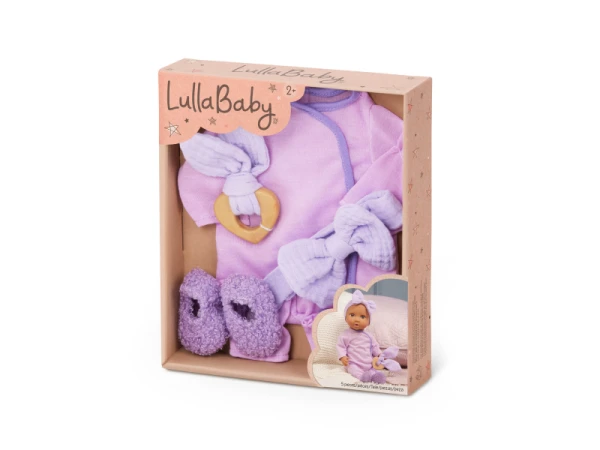 Dupačky pre bábiku fialové s doplnkami 5