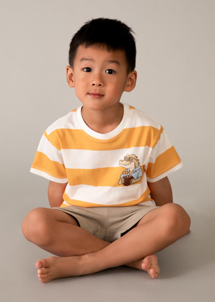 Mayoral krátky set "good vibes" Peach 2