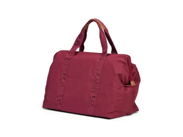 Prebaľovacia taška Mommy Bag Signature Urban Burgundy