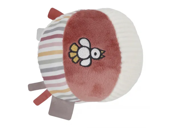 Loptička textilná králiček Miffy Fluffy Pink