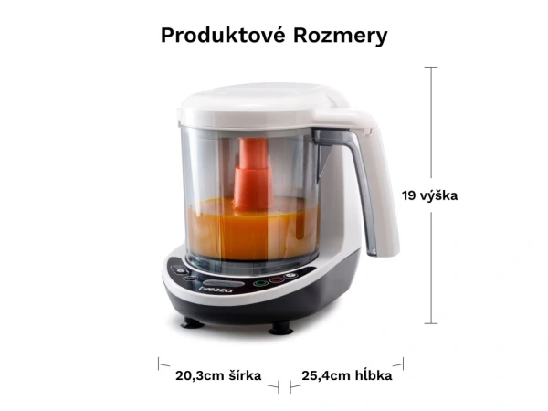 Baby Brezza Food Maker Deluxe - parný varič a mixér 8