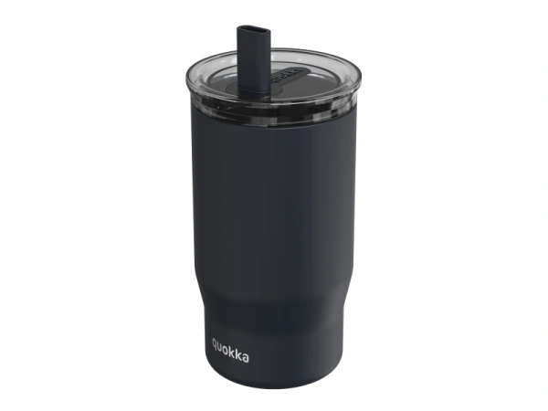 Nerezový termohrnček so slamkou Mist Black 720 ml