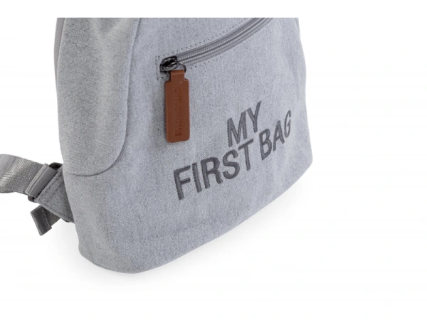 Detský batoh My First Bag Canvas Grey 4