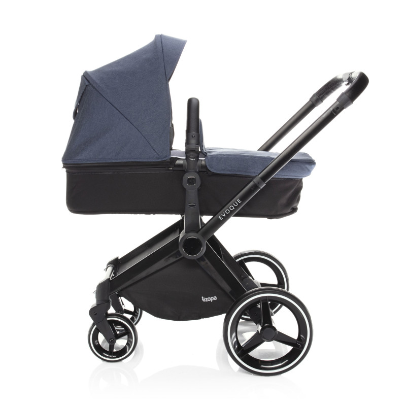 SET Podvozek Evoque + Farebný set ku kočárku Evoque, B/BL_Jeans 1