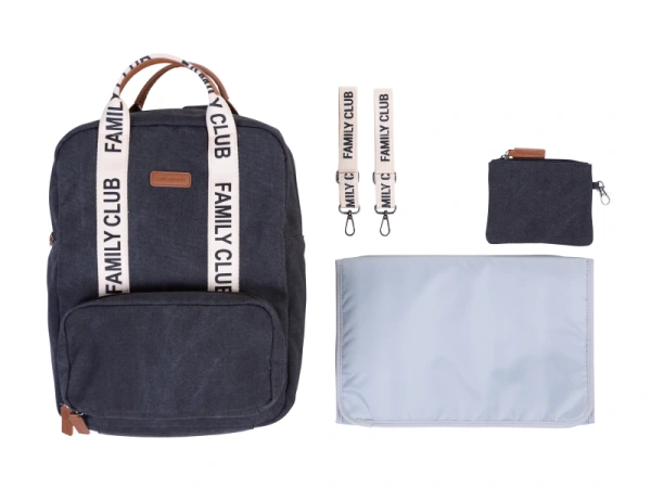 Prebaľovací batoh Family Club Black 3