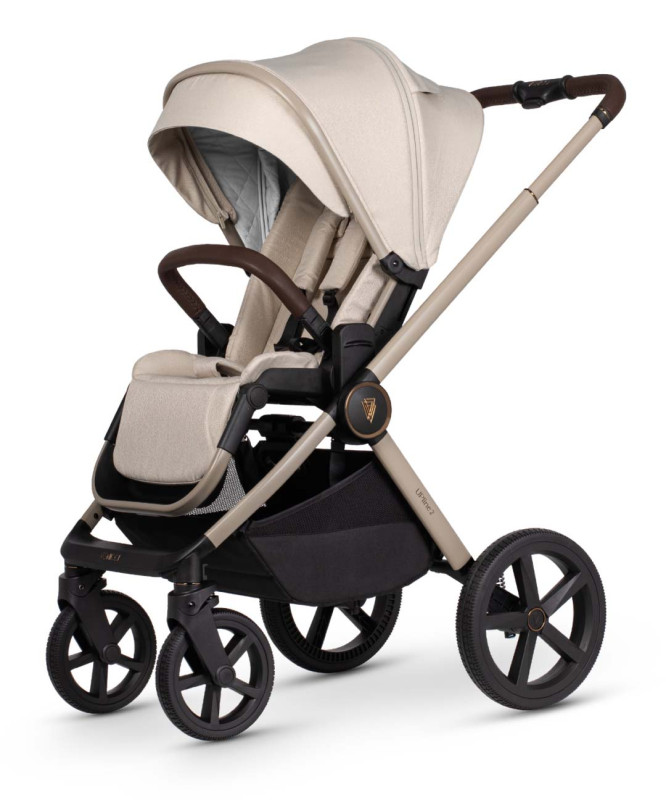 Venicci Upline 2 STONE BEIGE + autosedačka + adaptéry 6
