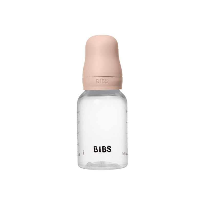 BIBS Antikoliková fľaša s kaučukovým cumlíkom 150ml, Blush 1