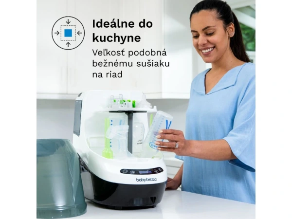 Baby Brezza Bottle Washer Pro Black/White - umývačka fliaš 7