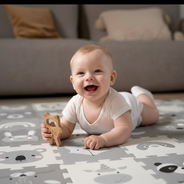 Penová podložka Puzzle 30x30 cm 9ks, Logic 16