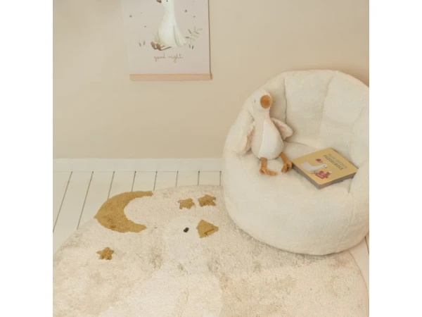 Kreslo detské plyšové Soft White 4