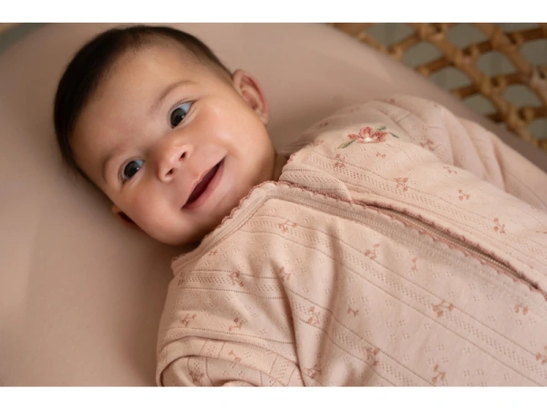 Spací vak s oddeliteľnými rukávmi 90 cm Pure Blossom 2