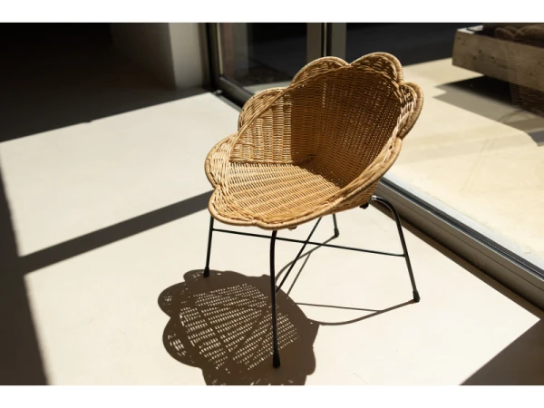 Kreslo detské ratanové Flower 4