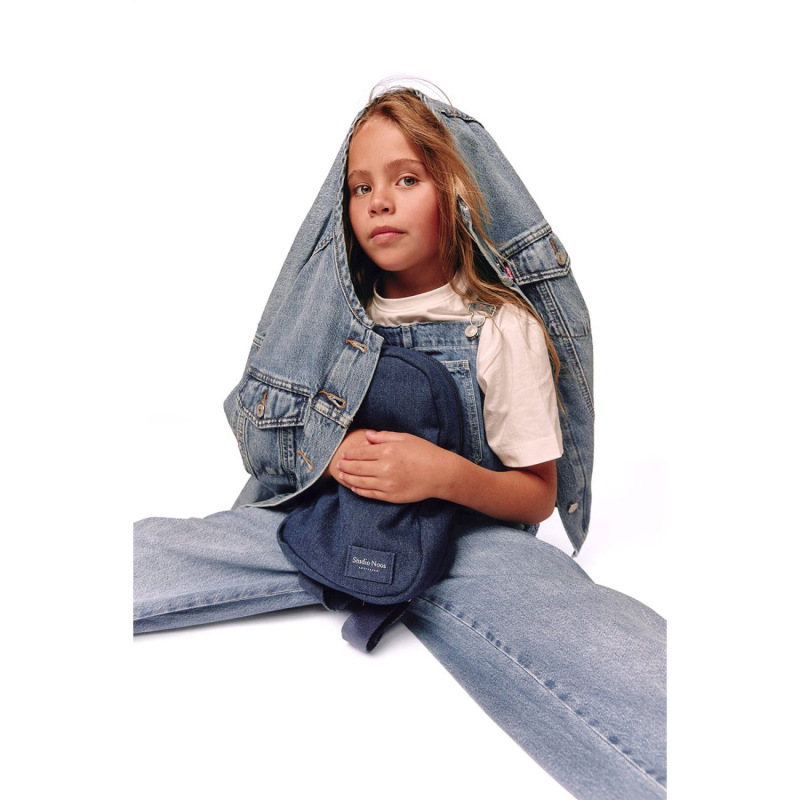 STUDIO NOOS - Denim Mini BACKPACK - batôžtek | Dark Blue 9
