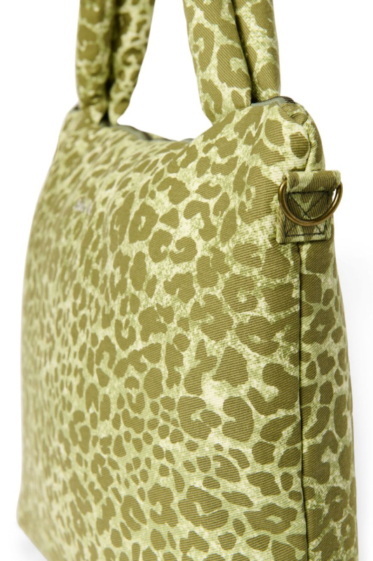 STUDIO NOOS - Cotton DIAPER BAG - prebaľovacia taška | Green Leopard 4