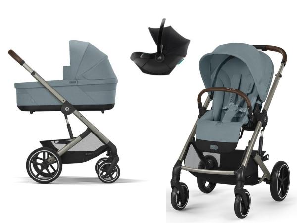 CYBEX BALIOS S Lux 2024 STORMY BLUE + AUTOSEDAČKA BABY SAFE CORE ZDARMA