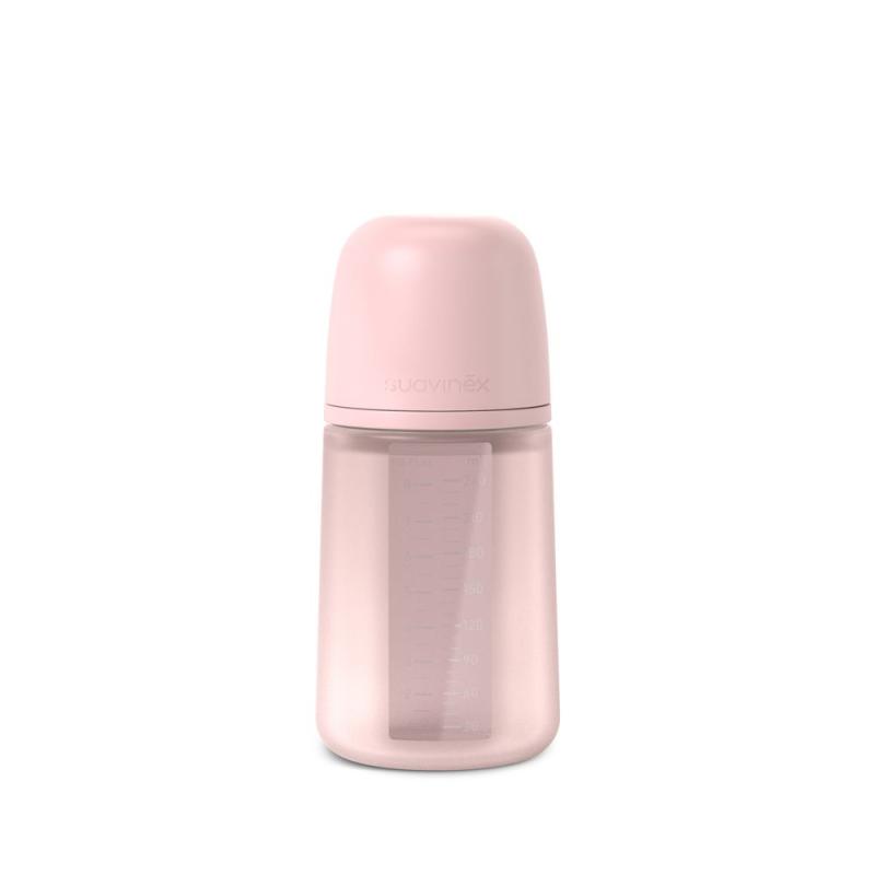 SUAVINEX | DOJČENSKÁ FĽAŠA 240 ml M COLOUR ESSENCE - ružová