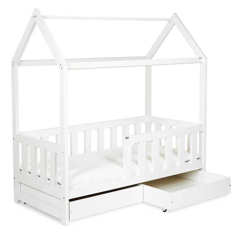 KLUPS LIV Postieľka-domček 160x80 biely 3