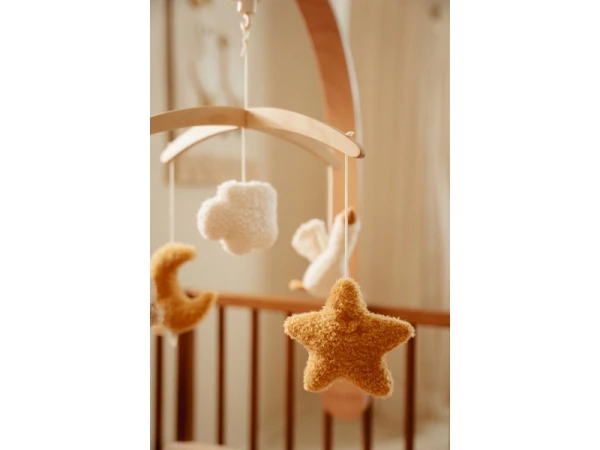 Hudobný kolotoč drevený Newborn Naturals 14