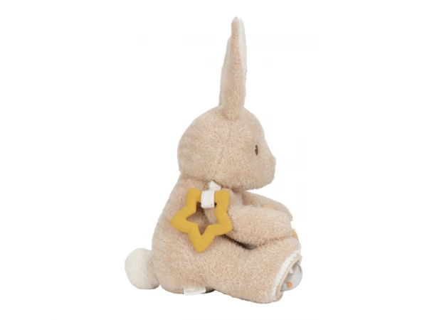 Králiček plyšový s aktivitami Newborn Naturals 4