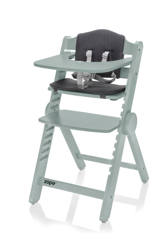 Drevená jedálenská stolička Clipp & Clapp, Pistacio Green