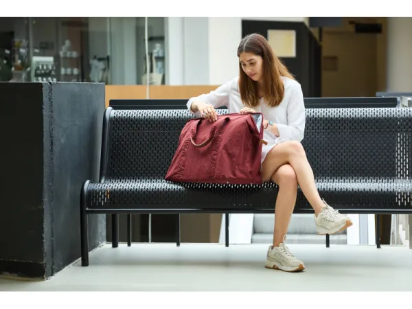 Prebaľovacia taška Mommy Bag Signature Urban Burgundy