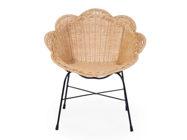 Kreslo detské ratanové Flower 1