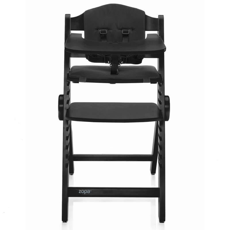 Drevená jedálenská stolička Clipp & Clapp, Black 9