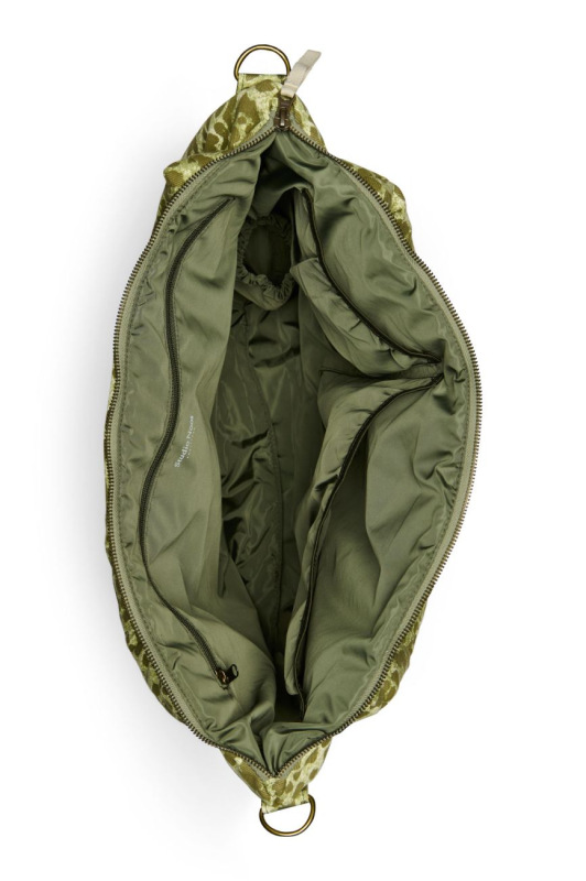 STUDIO NOOS - Cotton DIAPER BAG - prebaľovacia taška | Green Leopard 5