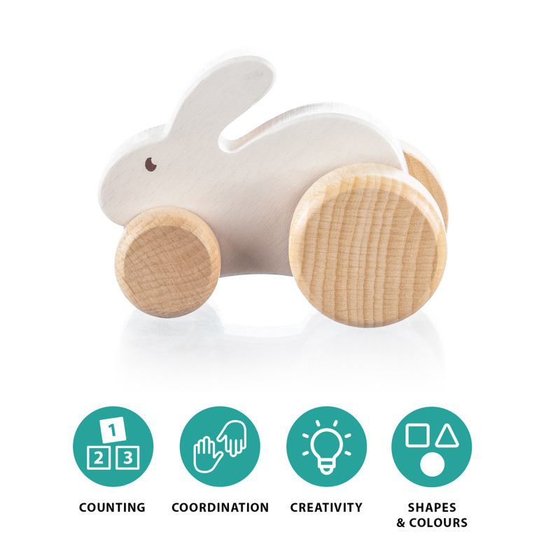 Dřevěné jezdící zvířátko, Rabbit 2