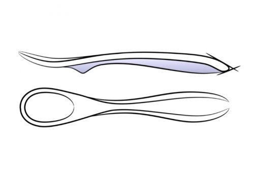 Vidlička a lyžička v krabičke, Pastel blue 2