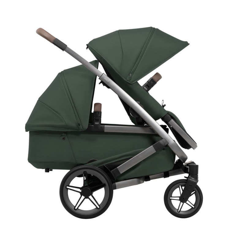 Joolz Geo⁵/3 DUO komplet | Forest green l madlo Dark brown carbon 5