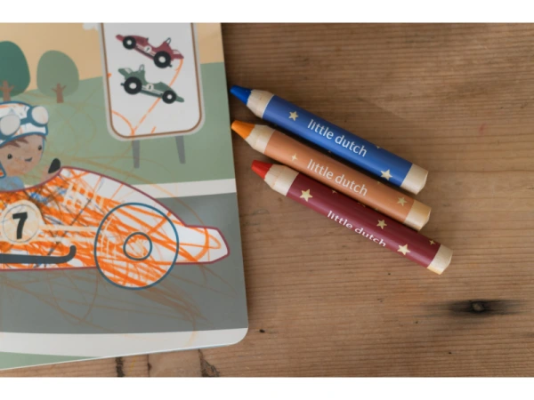 Omaľovánky s pastelkami Doprava Jim 9